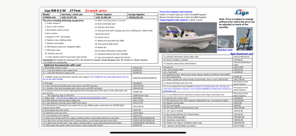 2024 SUPER RIB BOAT 27FT SW860 (Leisure, Fishing, Vacationing)