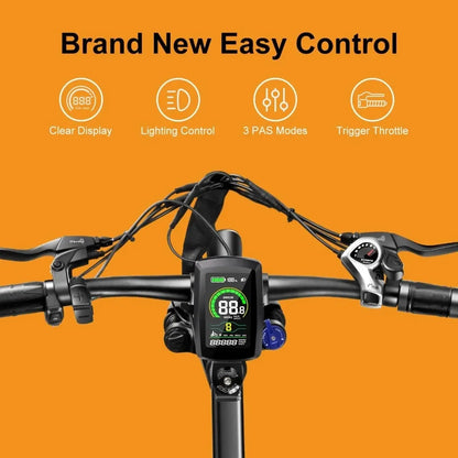 Electric Bike for Adults,360Wh Removable Battery,40ML 20MPH Commuting Electric Mountain Bike,350W Brushless Motor Electric Bike