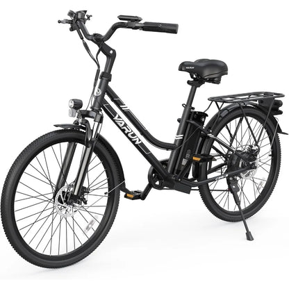 Electric Bike for Adults - 500W Electric Bicycle Up to 40 Miles,7-Speed, and Shock Absorber,Stylish Ebike Suitable for Commuting