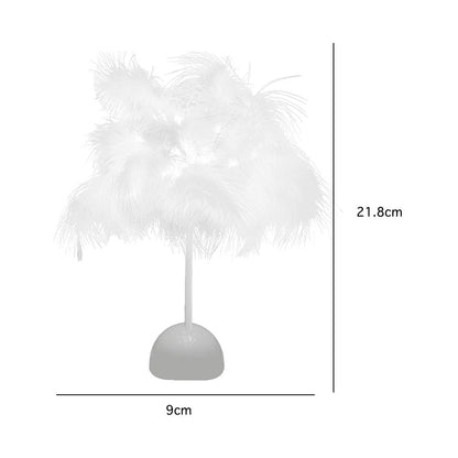 Feather Table Lamp