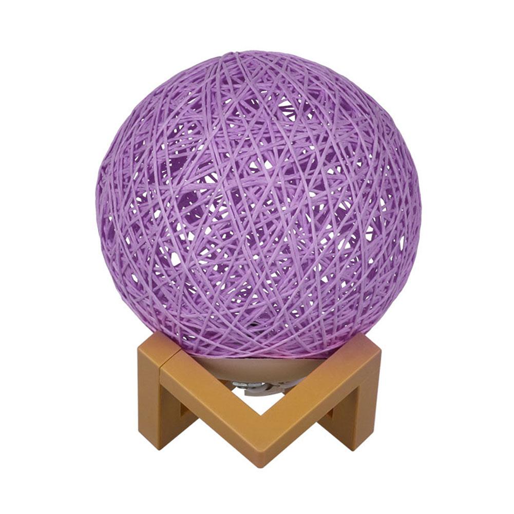 3d Rattan Ball Led Night Light