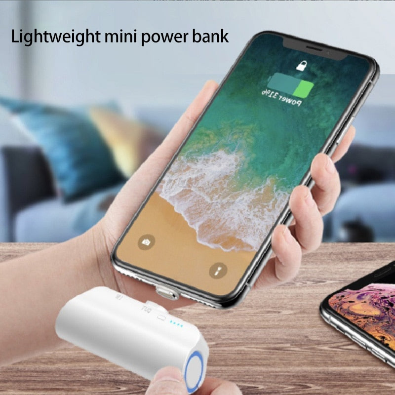 Mini Portable Power Bank Back - BOMB