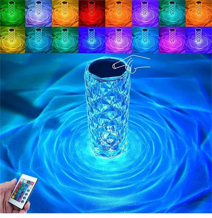 LED Crystal Table Lamp