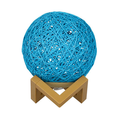 3d Rattan Ball Led Night Light