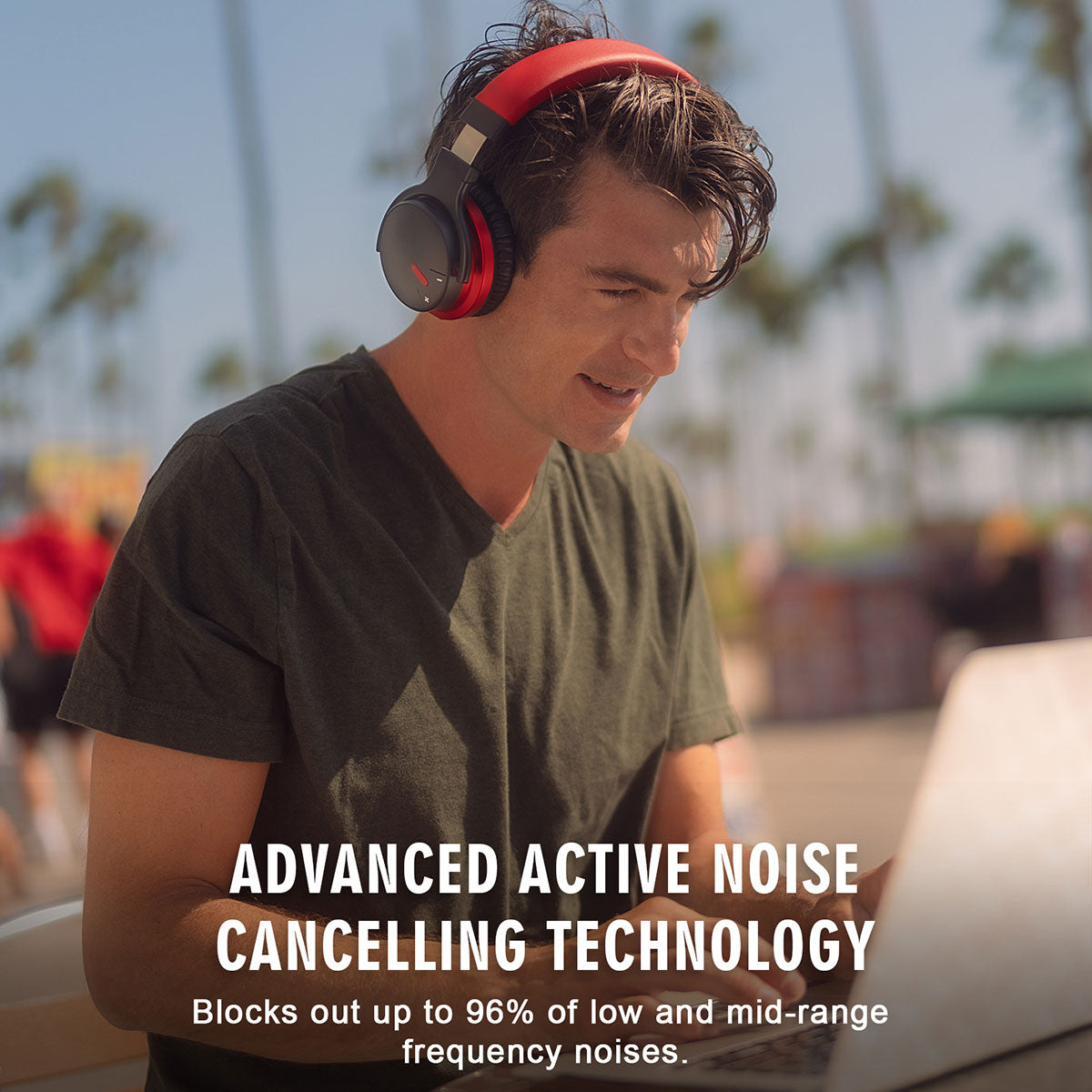 Active Noise Canceling Headphones - BOMB