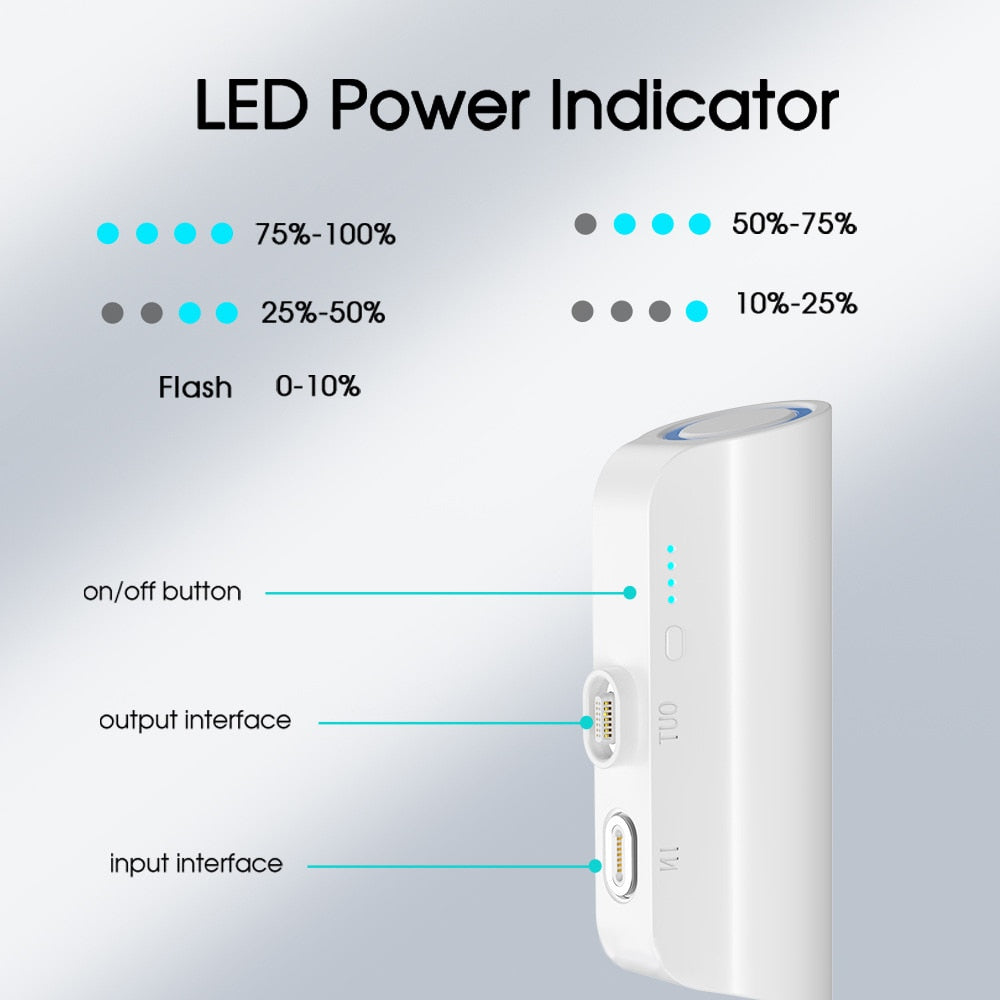 Mini Portable Power Bank Back - BOMB