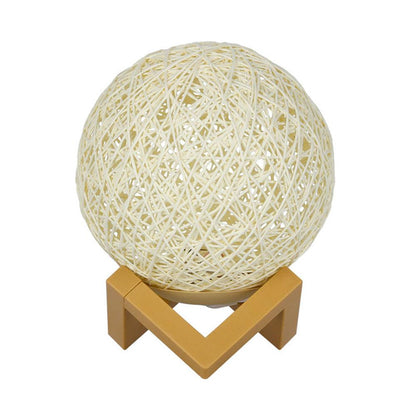 3d Rattan Ball Led Night Light