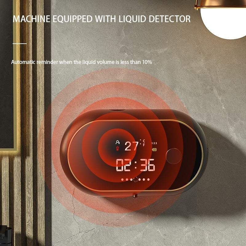 LED Temperature Display Automatic Soap Dispensers - BOMB