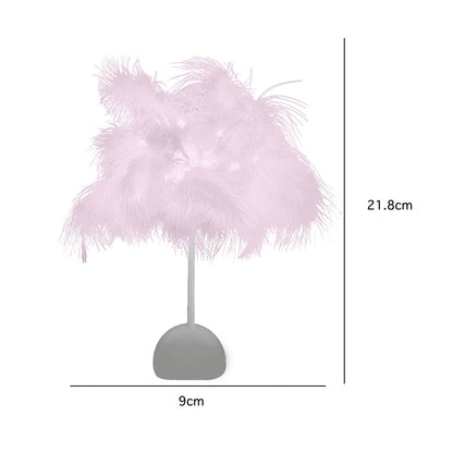 Feather Table Lamp